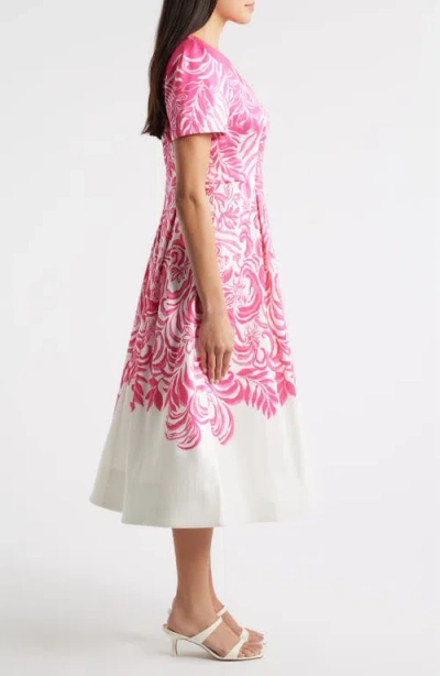 Lilly Pulitzer ® Loradonna Placed Print Midi Dress In Multi