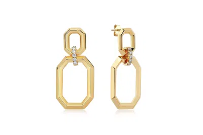 Reis Jewellery Women's Gold Insula Earrings In Gold