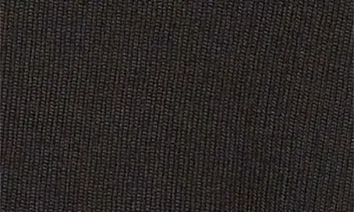 Jil Sander Virgin Wool Rib Polo Cardigan In Black