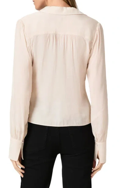Paige Camu Jacquard Button-up Shirt In Neutral