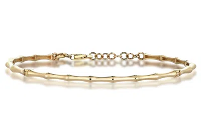 Reis Jewellery Women's Gold Bone Bangle In Gold