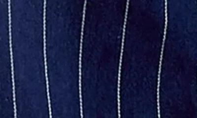 Free People Nia Stripe Boyfriend Jeans In Blue