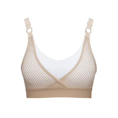 Altra Volta Women's Edge Layer Mesh Sports Bra In Neutral