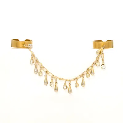 Amoura Jewelers Women's Gold Lina Double Ring Chain In Gold