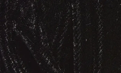 Tasha Pleated Velvet Headband In Black