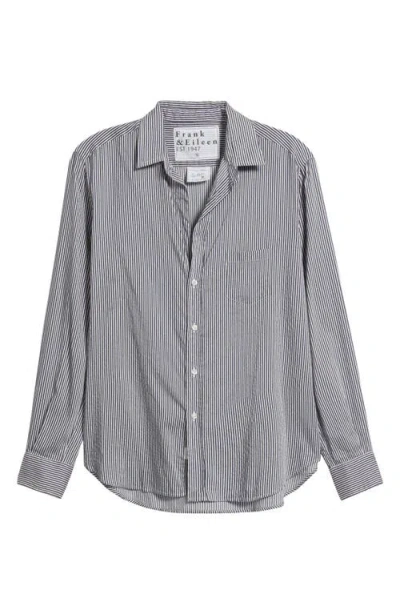 Frank & Eileen Eileen Relaxed Button-up Shirt In Blue