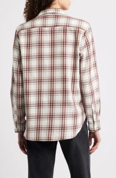 Frank & Eileen Eileen Relaxed Button-up Shirt In Brown