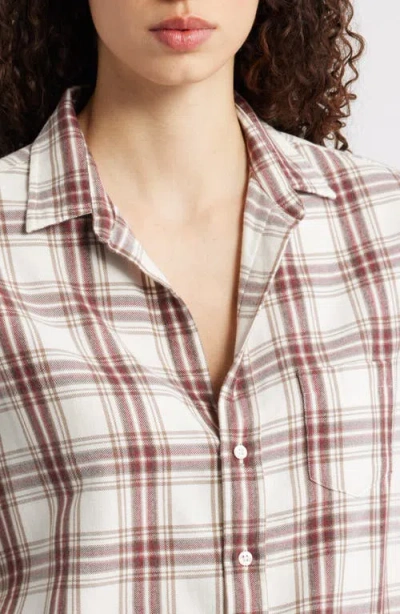 Frank & Eileen Eileen Relaxed Button-up Shirt In Brown