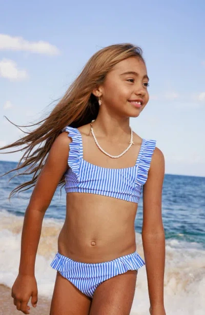 Feather 4 Arrow Kids' Happy Daze Upf 50+ Two-piece Swimsuit In Blue