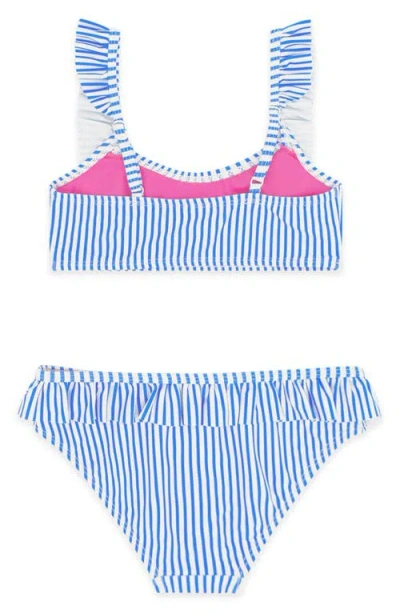 Feather 4 Arrow Kids' Happy Daze Upf 50+ Two-piece Swimsuit In Blue