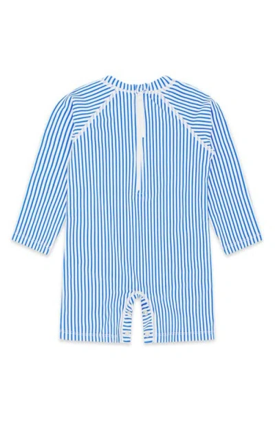 Feather 4 Arrow Kids' Cali Long Sleeve Upf 50+ One-piece Rashguard Swimsuit In Blue