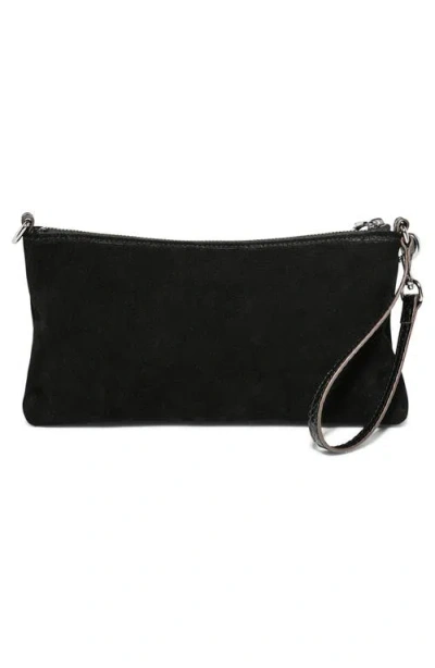 Aimee Onyx Hour Novelty Zip Clutch In Black