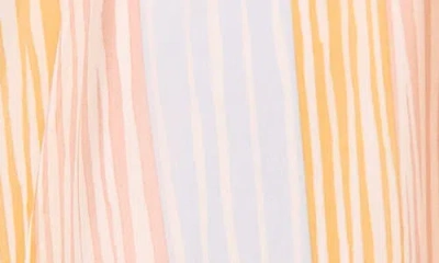 Vince Camuto Belted Halter Neck Maxi Dress In Multi