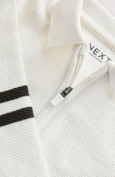 Next Kids' Colorblock Cotton Polo & Piped Joggers Set In Multi