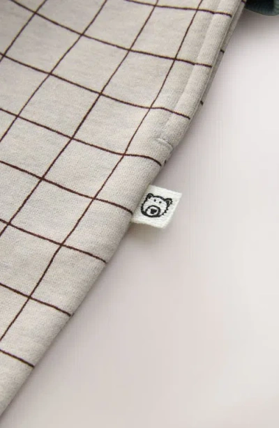 Next Kids' Bear Graphic Sweatshirt & Check Sweatpants Set In Multi