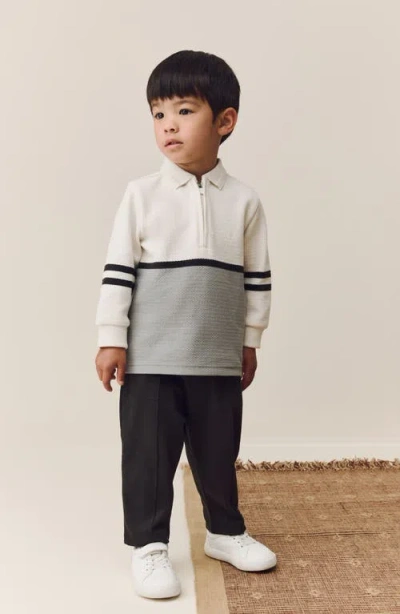 Next Kids' Colorblock Cotton Polo & Piped Joggers Set In Multi