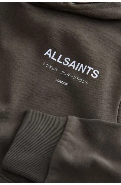 Smallsaints By Allsaints Kids' Underground Hoodie In Brown