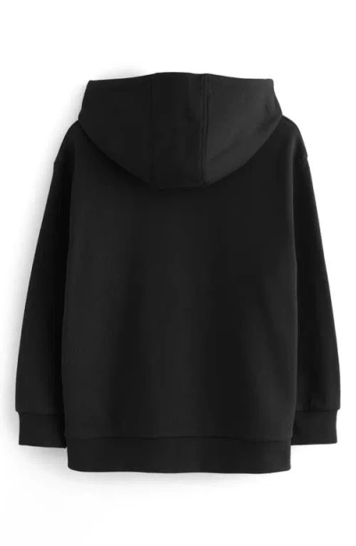 Smallsaints By Allsaints Kids' Biggie Oversize Cotton Graphic Hoodie In Black