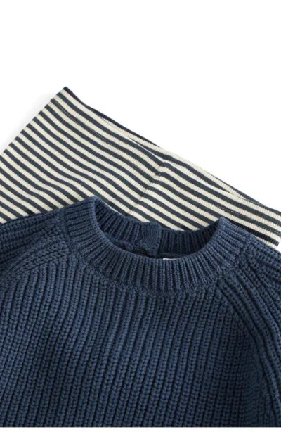 Next Pocket Sweater & Leggings Set In Blue