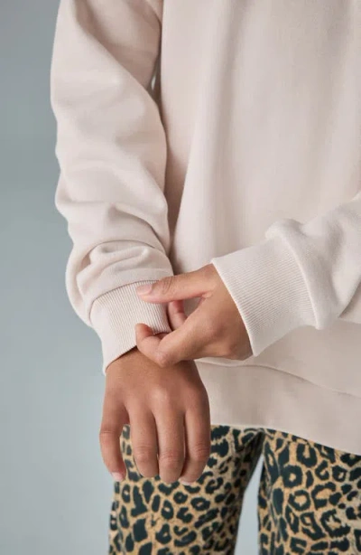 Smallsaints By Allsaints Kids' Oversize Floral Heart Logo Cotton Hoodie In Pink