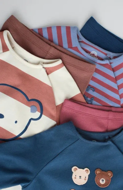 Next 6-pack Assorted Long Sleeve Cotton T-shirts & Leggings Set In Multi