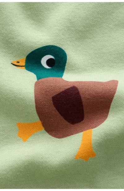 Next Kids' Duck Print Crewneck Sweatshirt In Green