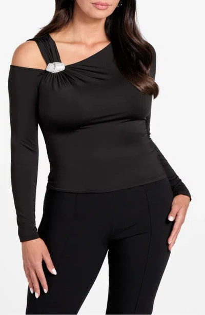 Marciano Elsa Asymmetric Top In Black