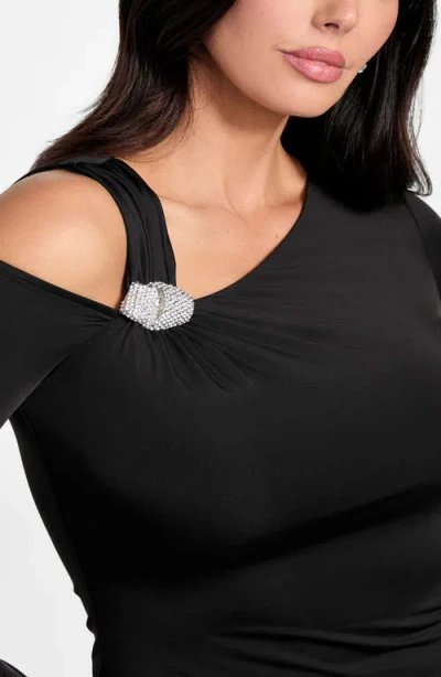 Marciano Elsa Asymmetric Top In Black