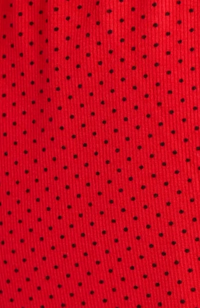 Kilo Brava Print Babydoll Chemise In Red