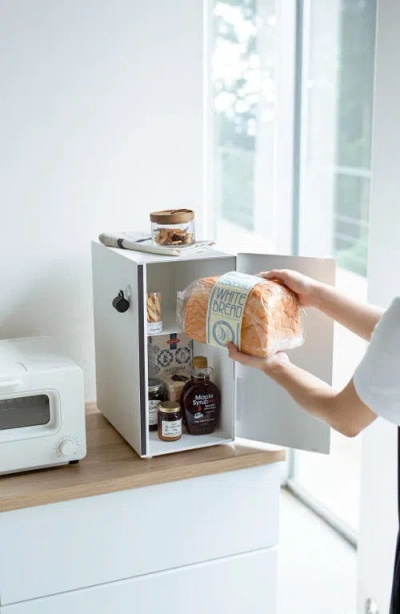 Yamazaki Vertical Bread Box In White