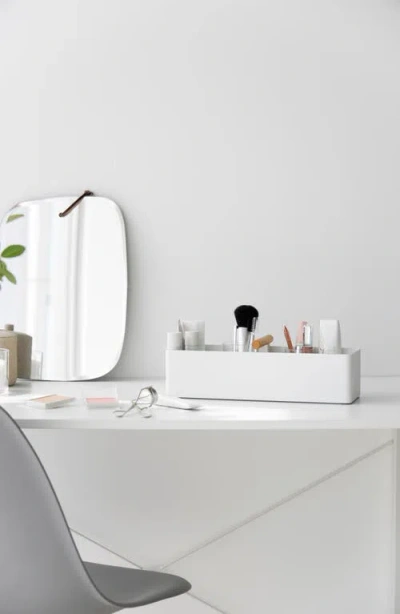 Yamazaki Slim Storage Box In White