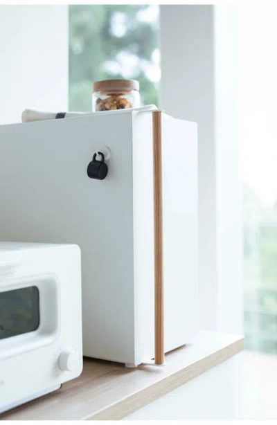 Yamazaki Vertical Bread Box In White