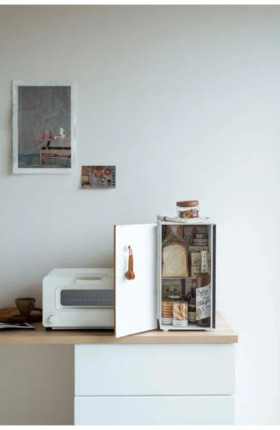Yamazaki Vertical Bread Box In White