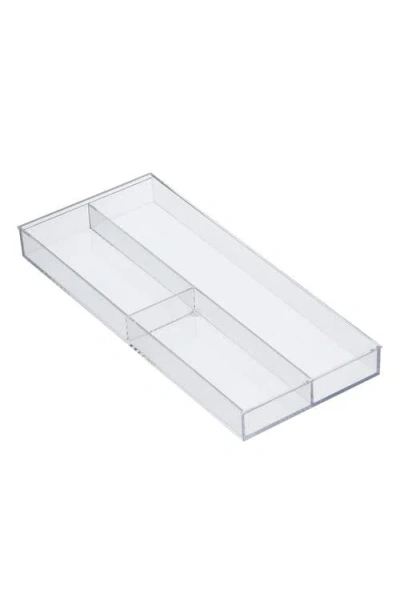 Yamazaki Expandable Cutlery Organizer In White