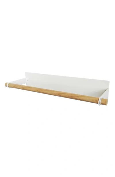Yamazaki Magnetic Kitchen Towel Hanger In White