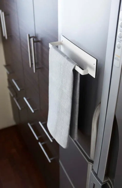 Yamazaki Magnetic Paper Towel Holder In White