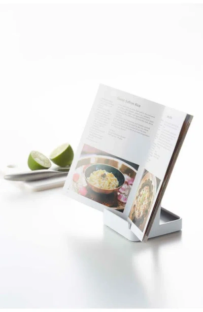 Yamazaki Lid/ladle Storage Stand In White