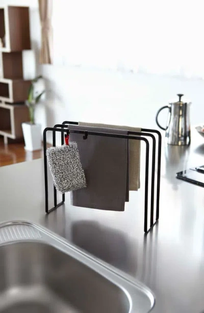 Yamazaki Dish Towel Hanger In Black