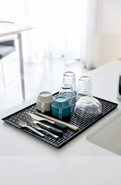 Yamazaki Dish Drainer Tray In Black