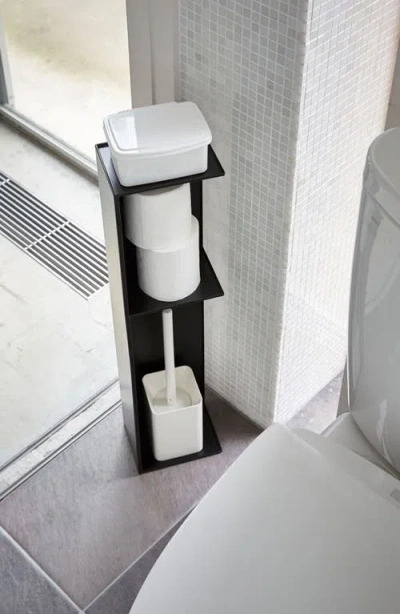 Yamazaki Bathroom Organizer In Black