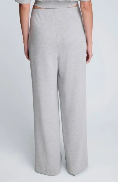Kenneth Cole Hollywood Waist Pull-on Wide Leg Pants In Gray