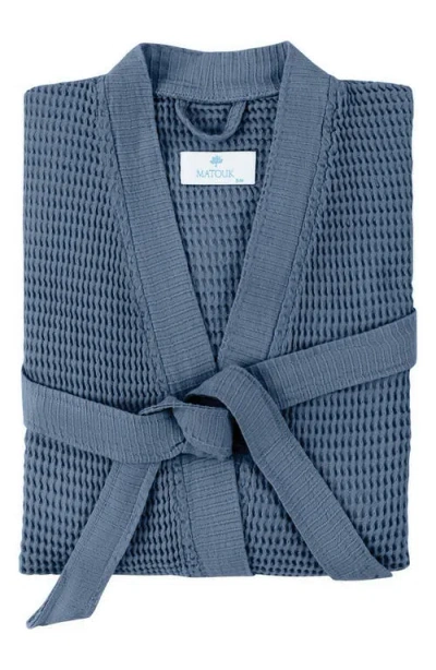 Matouk Kiran Robe In Blue