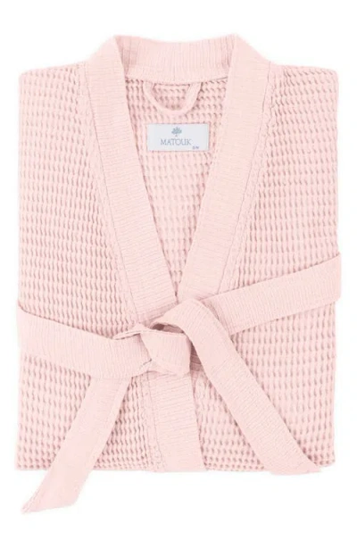 Matouk Kiran Robe In Pink