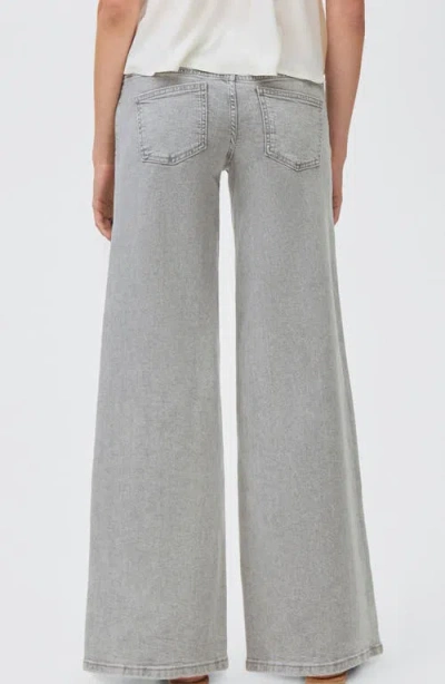 Mango Teen Low Rise Wide Leg Jeans In Brown