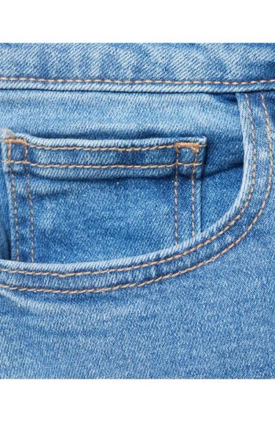 Mango Teen Low Rise Wide Leg Jeans In Blue