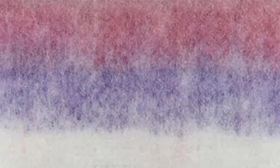 Mango Teen Striped Knit Fringe Scarf In Multi