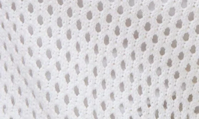 Mango Teen Open Stitch Cotton Crewneck Sweater In White