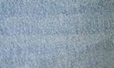 Mango Teen Ripped Low Rise Straight Leg Jeans In Blue