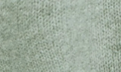 Mango Teen Ruffle Crop Sweater In Green