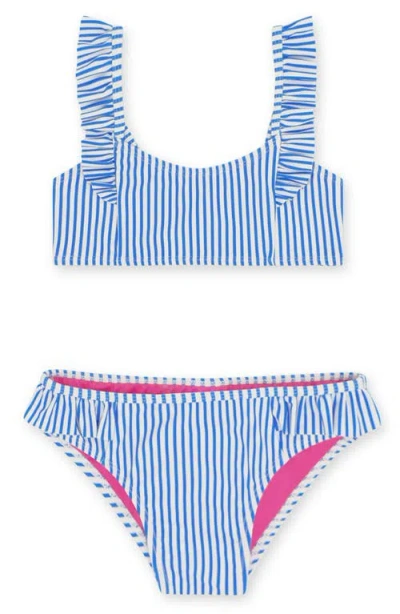 Feather 4 Arrow Kids' Happy Daze Upf 50+ Two-piece Swimsuit In Blue